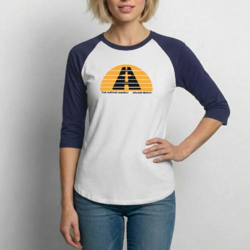Avenue Church Yellow Sun - Unisex Baseball T-Shirt