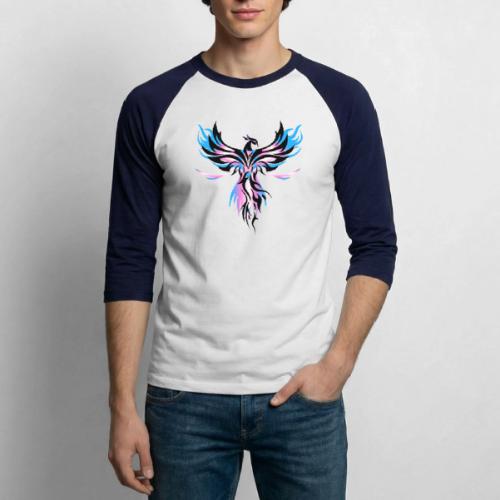 Transflag Phoenix - Unisex Baseball T-Shirt