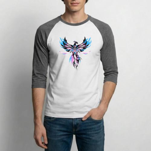 Transflag Phoenix - Unisex Baseball T-Shirt