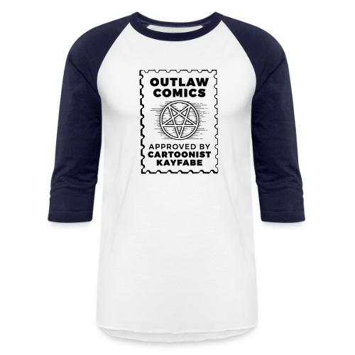 Outlaw Comics Code - Unisex Baseball T-Shirt