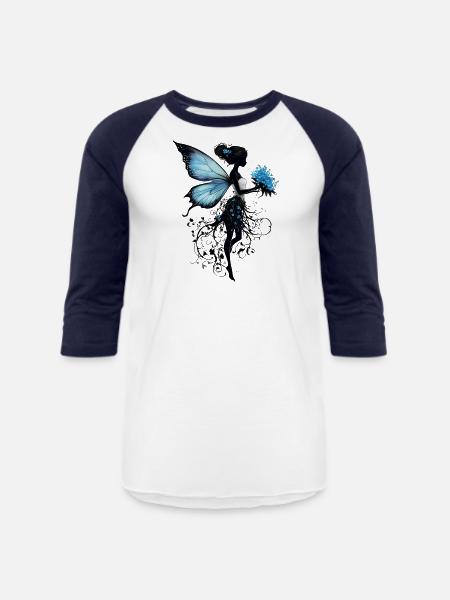 Serene Ferry at Sunset - Unisex Baseball T-Shirt - white/navy