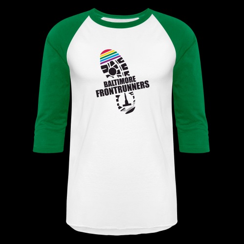 Baltimore Frontrunners Black - Unisex Baseball T-Shirt