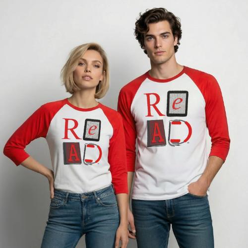 READ Your Way - Unisex Baseball T-Shirt