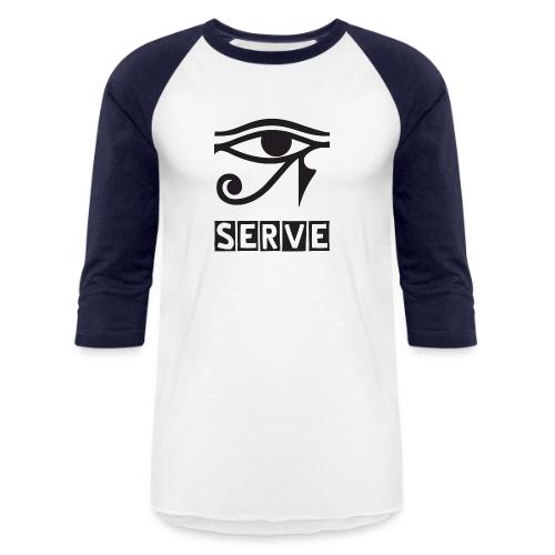 EYE SERVE DSGN TRNSP - Unisex Baseball T-Shirt