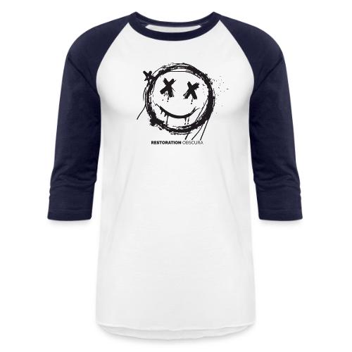 RO Happy Face X - Unisex Baseball T-Shirt