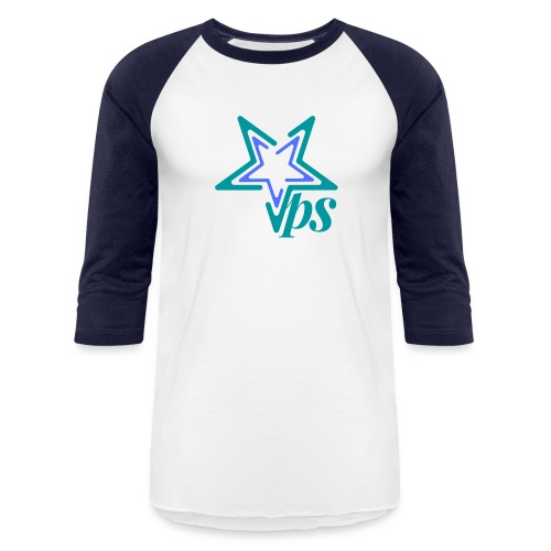 Teal star - Unisex Baseball T-Shirt