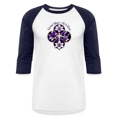 Easter Eternal Bloom Lily Crown T Shirt, Gift - Unisex Baseball T-Shirt