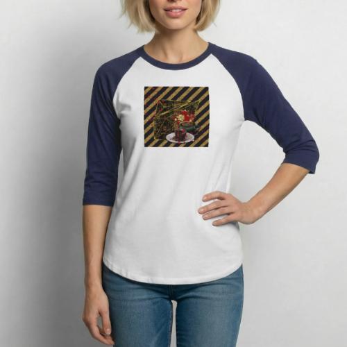 Angela's Valentine Vignette - Unisex Baseball T-Shirt