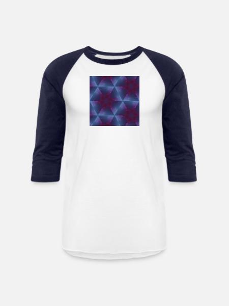 image3A11429 mirror - Unisex Baseball T-Shirt - white/navy