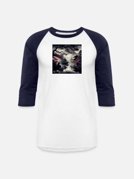 Imagination - Unisex Baseball T-Shirt - white/navy