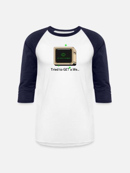 405 - Unisex Baseball T-Shirt - white/navy