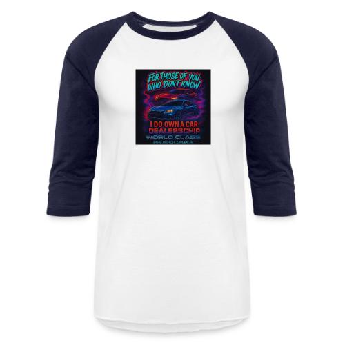 SuperCar Design - Unisex Baseball T-Shirt