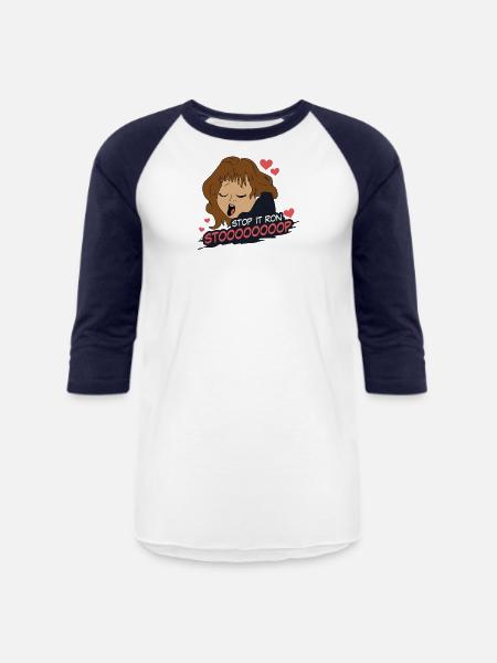 Stop It Ron - Unisex Baseball T-Shirt - white/navy