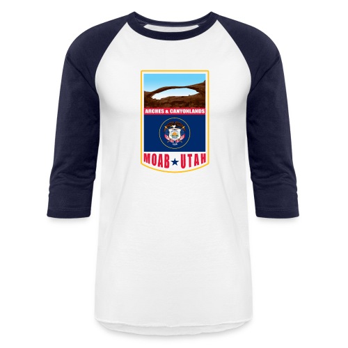 Utah - Moab, Arches & Canyonlands - Unisex Baseball T-Shirt