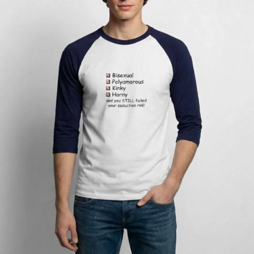Seduction Roll - Unisex Baseball T-Shirt
