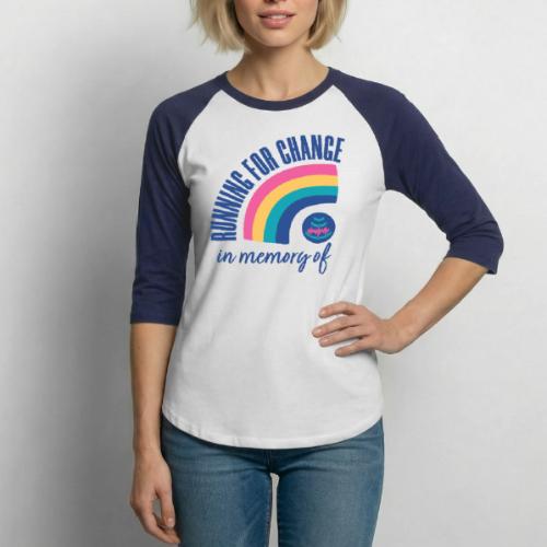 Running for change in memory of... - Unisex Baseball T-Shirt