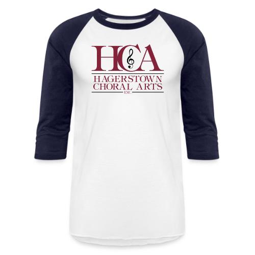 Hagerstown Choral Arts Logo - Unisex Baseball T-Shirt