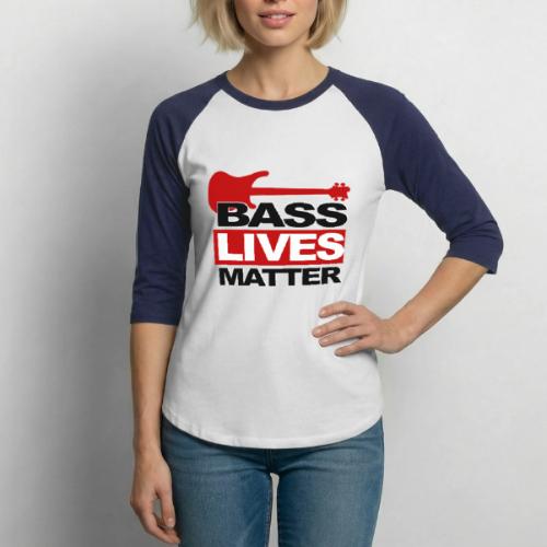 BASS LIVES MATTER - Unisex Baseball T-Shirt