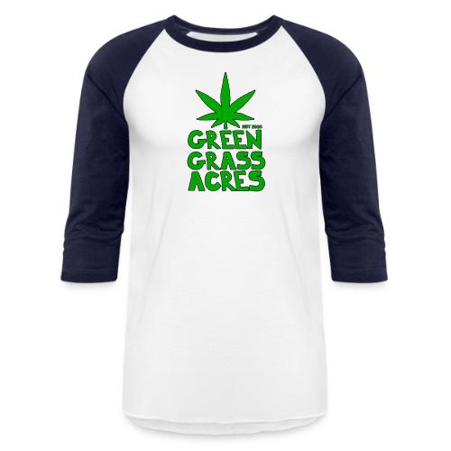 GreenGrassAcres Logo - Unisex Baseball T-Shirt