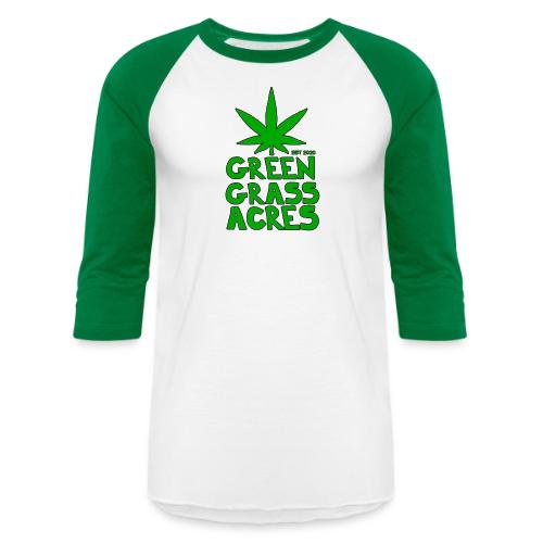 GreenGrassAcres Logo - Unisex Baseball T-Shirt