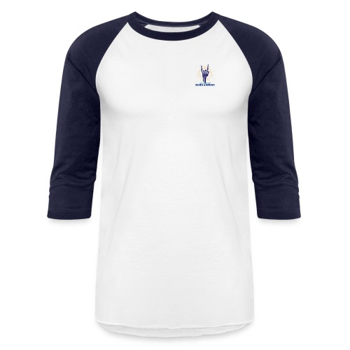 2022 Blues & Brews Skeleton Hand 2 logos - Unisex Baseball T-Shirt