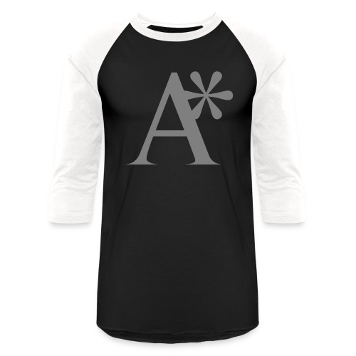 A* logo - Unisex Baseball T-Shirt