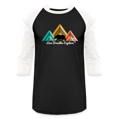 Outdoor Hoodie Explore Design - Unisex Baseball T-Shirt