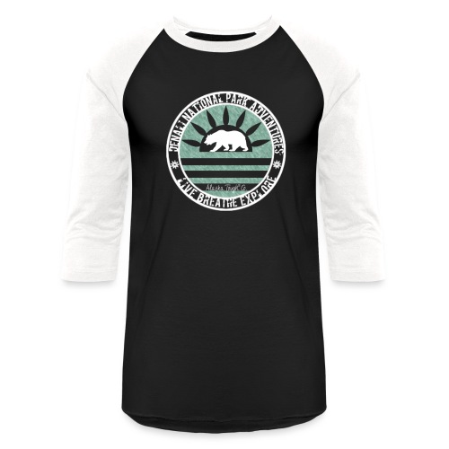 Denali Live Breathe Explore Design - Unisex Baseball T-Shirt
