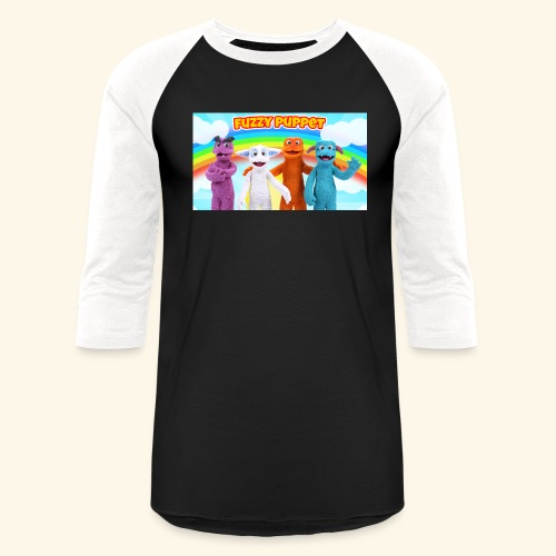 Fuzzy Characters - Unisex Baseball T-Shirt