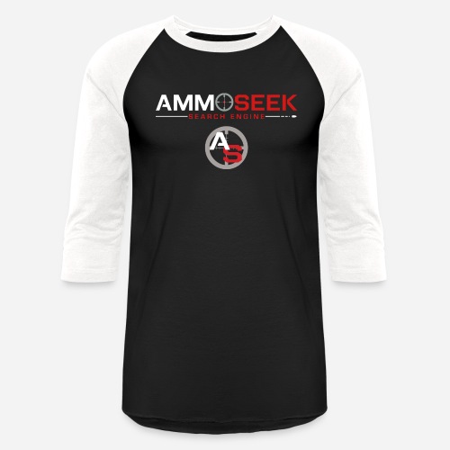AmmoSeek Combo Logo - Unisex Baseball T-Shirt