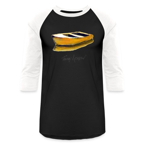 Yellow Boat Tshirt design5 - Unisex Baseball T-Shirt