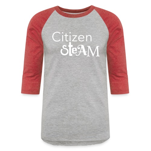 Citizen Steam - White - Unisex Baseball T-Shirt