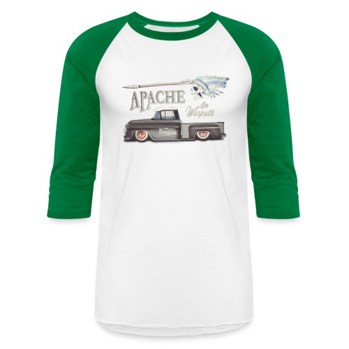Apache On Warpath - Chevy Truck Task Force - Unisex Baseball T-Shirt
