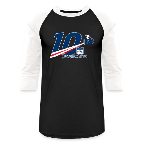 10th Aniversary TMB Logo - Unisex Baseball T-Shirt
