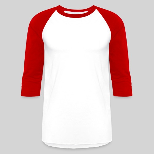 Action Fiction Logo (White) - Unisex Baseball T-Shirt