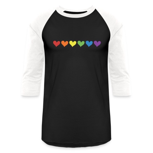 Pride Hearts - Unisex Baseball T-Shirt