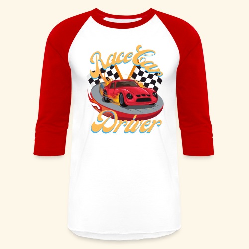Race Car Driver - Unisex Baseball T-Shirt