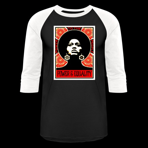 Afro Power & Equality - Unisex Baseball T-Shirt