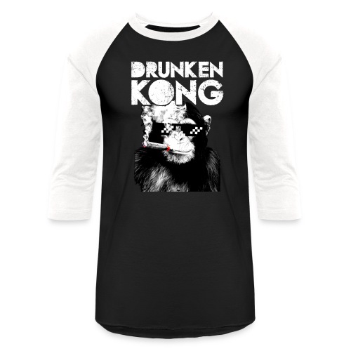 DrunkenKong - Unisex Baseball T-Shirt