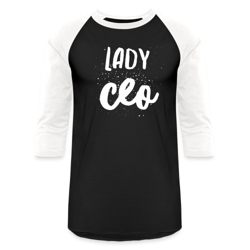 Lady CEO Wt Splash - Unisex Baseball T-Shirt
