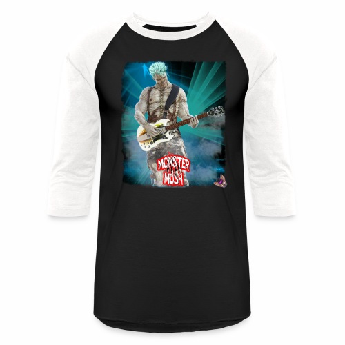 Monster Mosh Frankie Guitarist - Unisex Baseball T-Shirt