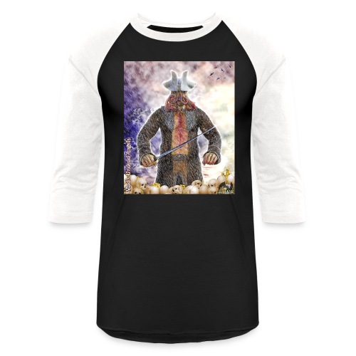 Undead Angels Pirate Captain Kutulu F002B - Unisex Baseball T-Shirt