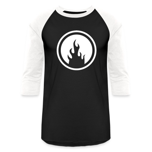 RC flame white - Unisex Baseball T-Shirt