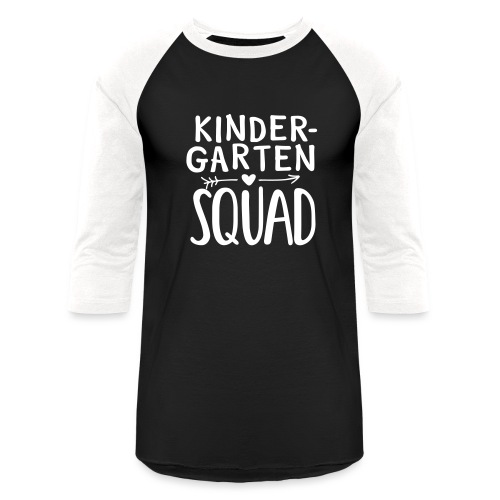 Kindergarten Squad Teacher Team T-Shirts - Unisex Baseball T-Shirt