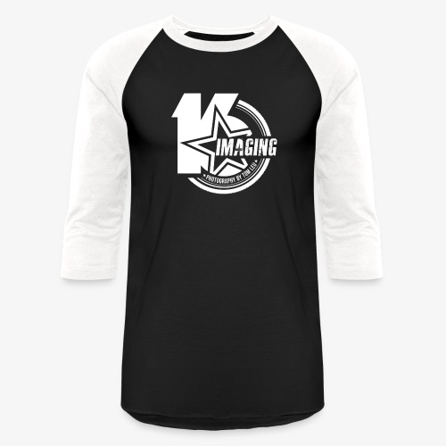 16IMAGING Badge White - Unisex Baseball T-Shirt