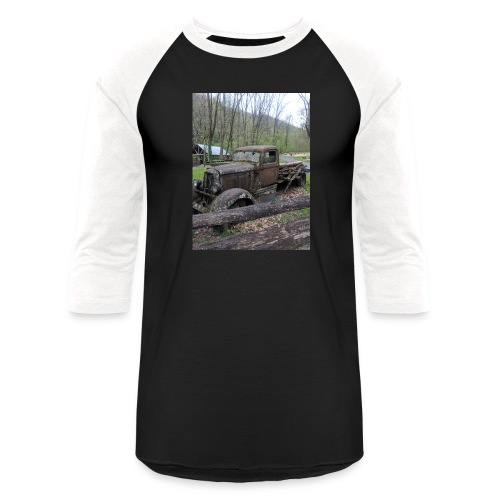 Elys Mill Old Truck - Unisex Baseball T-Shirt