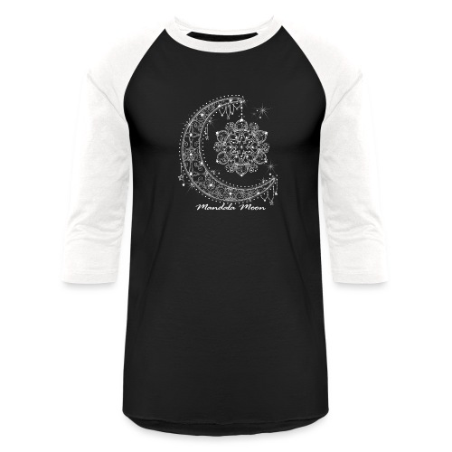 Mandala Moon - Unisex Baseball T-Shirt