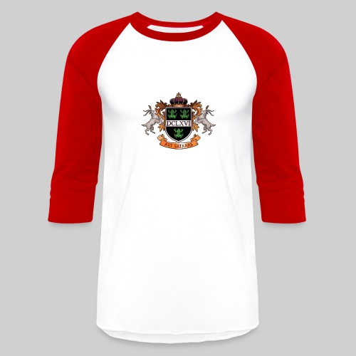 Satanic Heraldry - Coat of Arms - Unisex Baseball T-Shirt