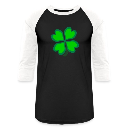 4 leaf clover - Unisex Baseball T-Shirt