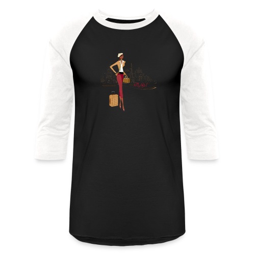 BrowOutfitPNG png - Unisex Baseball T-Shirt